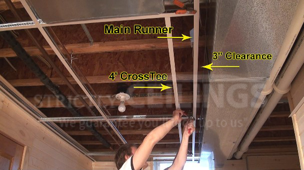 Build Advanced Suspended Ceiling Drops Drop Ceilings Installation How To