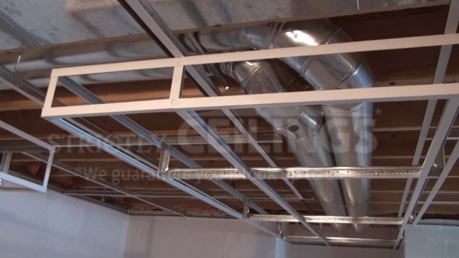 Build Basic Suspended Ceiling Drops - Drop Ceilings ...