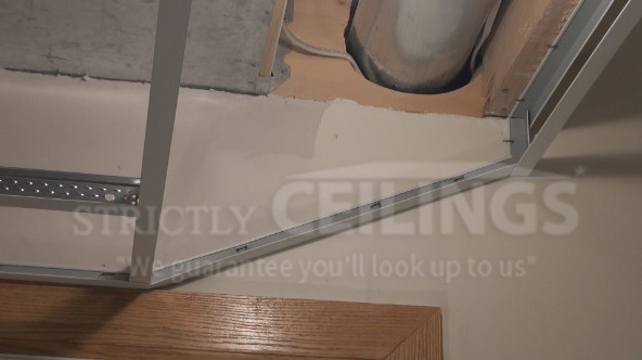 How To Build A Stairwell Slope Drop Ceilings Installation How To